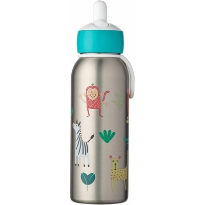 Mepal termoska pro děti s výklopným uchycením Campus Animal Friends 350 ml stříbrno modrá