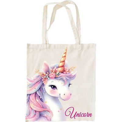 Mister License Nákupní taška UNICORN-JEDNOROŽEC 44 cm