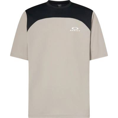 Oakley Мъжка фланелка с къс ръкав за колоездене Oakley Free Ride S/S Jersey Cycling jersey - Cement (056-3221-0511)