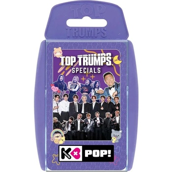 Winning Moves Игра с карти Top Trumps: K-Pop - Детска (WM05570-EN1)