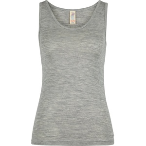 Engel Дамско копринено термобельо Engel Women's Tank Top Merino base layer - Light Grey Melange - размер 46/48 (EU) (114-0520-0514)