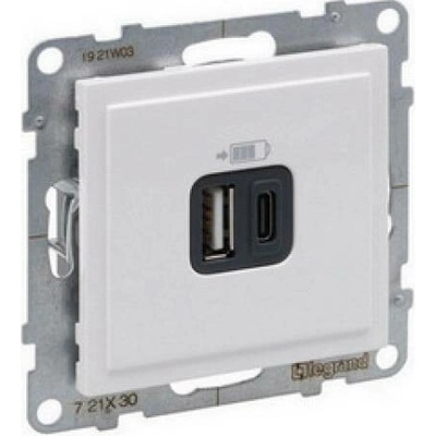 Legrand SUNO nabíječka USB A+C bílá 721130