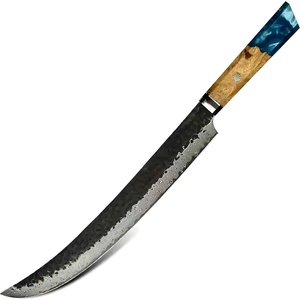 HARAHU Дамаски кухненски нож AI-37594 - Slicer / Тъмносин KP37594