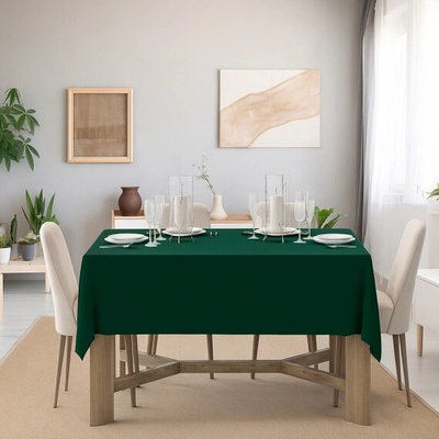 Mondo Obrus Standard tmavozelený 100x100 cm Tmavozelená
