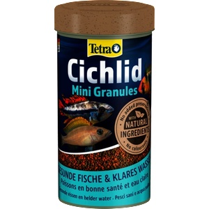 TETRA Cichlid Mini Granules - основна хранителна смес за по-малки цихлиди, като джудже цихлиди - с формула BioActive - 250 мл