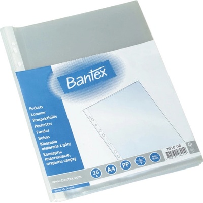 Bantex A5 80 mikronů transparentní 100 ks