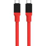 Tactical Fat Man кабел USB - C / USB - C - 1м - Червен KP31176