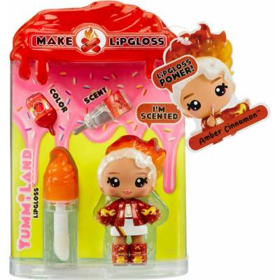 Yummiland Malá panenka s leskem na rty série 2 Amber Cinnamon