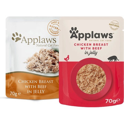 Applaws Cat kuřecí prsa a hovězí jelly 70 g