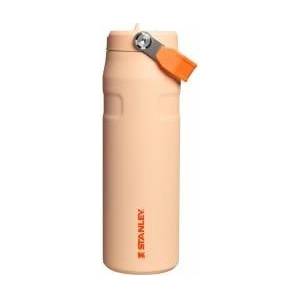 STANLEY 1913 Flip Straw 2.0 Drinking Bottle with Straw 0.7L - Thermal Mug Cools for 10 Hours - 3 Days Ice Cold - BPA Free - Leakproof - For Drink Holders - Dishwasher Safe - Orange Sherbert - 100000127824