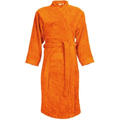The One Towelling klasický župan T1-B Orange