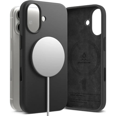 Ringke Силиконов магнитен калъф Ringke MagSafe за iPhone 17 - лилав (8800328811799)