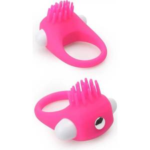 DreamToys Пенис ринг с четчица, вибриращ