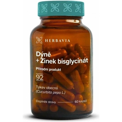 Herbavia Dýně + Zinek bisglycinát 60 kapslí