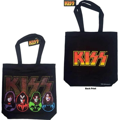 Taška cez rameno Kiss Faces & Logo Multicolor