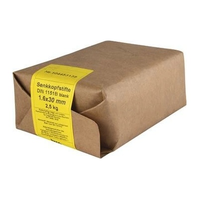 Hřebík zápustná hlava 2.5x 50, bez povrchové úpravy, balení (2.5 kg)