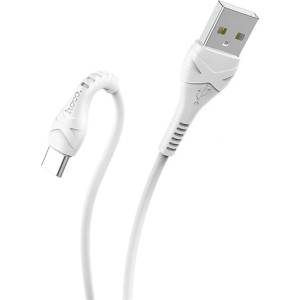 hoco. X37 кабел за данни USB - Type-C, 100cm, БЯЛ X37_W_TYPE-C (X37_W_TYPE-C)