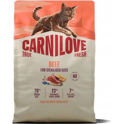 Carnilove | True Fresh | kastrovaná/sterilizovaná kočka | hovězí | 2 kg