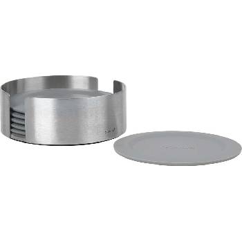 Blomus Подложки за стъклени чаши Lareto сиво-сини 6 бр (64063)