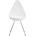 Fritz Hansen Drop white / chróm