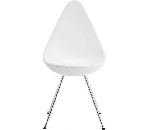 Fritz Hansen Drop white / chróm
