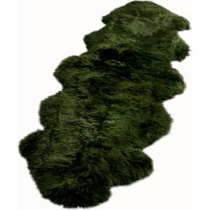 Native Natural Двойна зелена овча кожа, 60 x 240 cm - Native Natural (RUG-2PELT-GREEN)