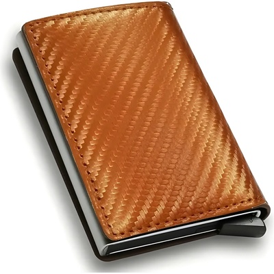 HARAHU MINI WALLET Izmael Double ME-25397 Hnedá