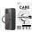 Panzer Гръб CARE by PanzerGlass за iPhone 16 Plus, Feature Case Black Kickstand and MagSafe
