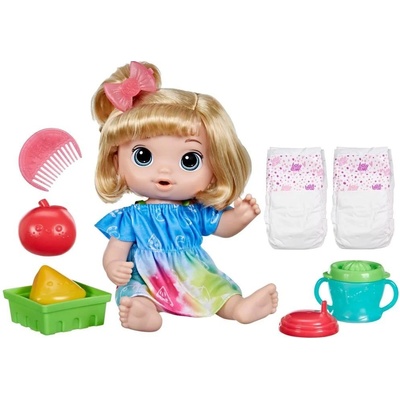 Baby Alive Blonďavá s odšťavovačom ovocia
