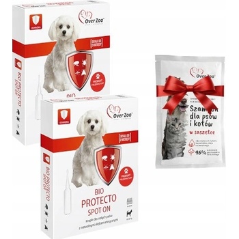 Over Zoo BIO PROTECTO kvapky pre malé psy s éterickými olejmi 4x1 ml