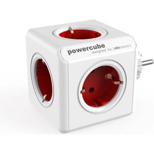 allocacoc Powercube Кутия за разпределение на захранването Оригинална de; Червена 1100rd/deorpc (1100rd/deorpc)