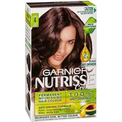 Garnier Nutrisse Créme 4 farba na vlasy kakaová hnedá
