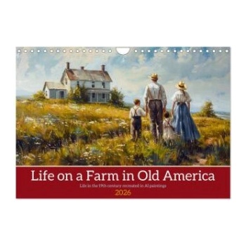 Calvendo Life on a Farm in Old America (Wall Calendar 2026 DIN A4 landscape), CALVENDO 12 Month Wall Calendar | Calvendo, Kerstin Waurick
