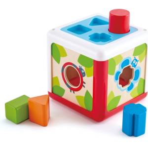 Hape Бебешка играчка Hape - Кутия за сортиране на форми (H0507)