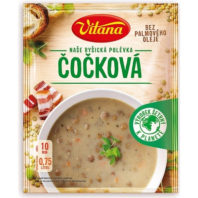 Vitana Naše Byšická polévka Čočková 86 g
