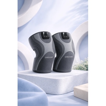 Dreame Масажор за колене Dreame K50, 2 вибрационни мотора, LED дисплей, 4000 mAh батерия, Автономия 90 минути, Сив (K50)