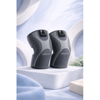 Dreame Масажор за колене Dreame K50, 2 вибрационни мотора, LED дисплей, 4000 mAh батерия, Автономия 90 минути, Сив (K50)