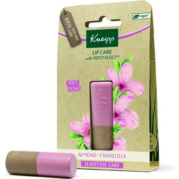 Kneipp Lip Care Almond Candelilla balzám pro citlivou pokožku rtů 4,7 g