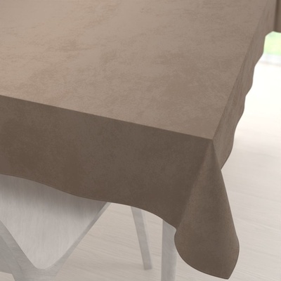 Biante Velký sametový ubrus Velvet Premium SVP-005 Světle hnědý 240x280cm