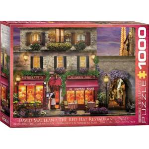 EUROGRAPHICS - Puzzle The Red Hat restaurant Paris - 1 000 piese
