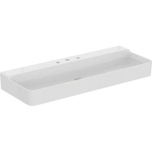 Ideal Standard Conca Ceram - Умивалник 120x45 см, без преливник, с 3 отвора за смесител, бял T380701 (T380701)