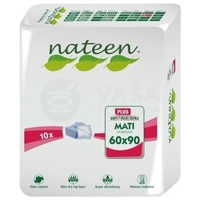Nateen Mati Plus Podložka pod pacienta 60 x 90 cm 10 ks