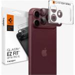Spigen Протектор за Камерата на iPhone 18 Pro Max, Spigen EZ Fit Optik Pro XL Glas. tR Burgundy, Бордо (AGL12040)