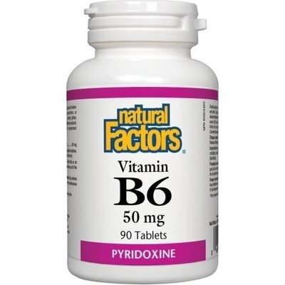 Natural Factors Витамин B6 50 x 90 таблетки | Natural Factors (1230 NF)