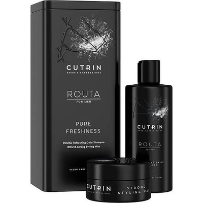 CUTRIN Подаръчен сет Грижа за коса за мъже Cutrin Routa (CNR54328)