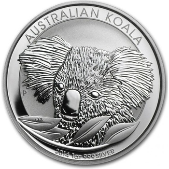 Perth Mint The Perth Mint Australian Koala stříbrná mince 2014 1 Oz