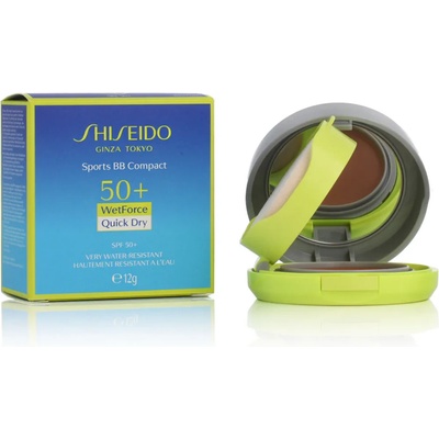 Shiseido Sports BB Compact WetForce SPF50+ Пудра за жени 12 g сянка Very Dark