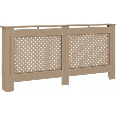 Kryt na radiátor z MDF se vzorem křížků, 172x19x81,5 cm