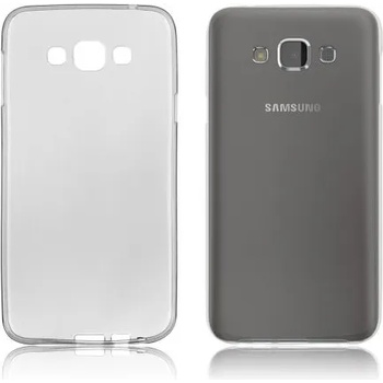 Samsung Ултра тънък силиконов гръб за Samsung J320 Galaxy J3 (2016), Прозрачен/Черен (3011)