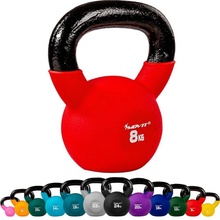 MOVIT Kettlebell liatinový pokrytý neoprénom 8kg